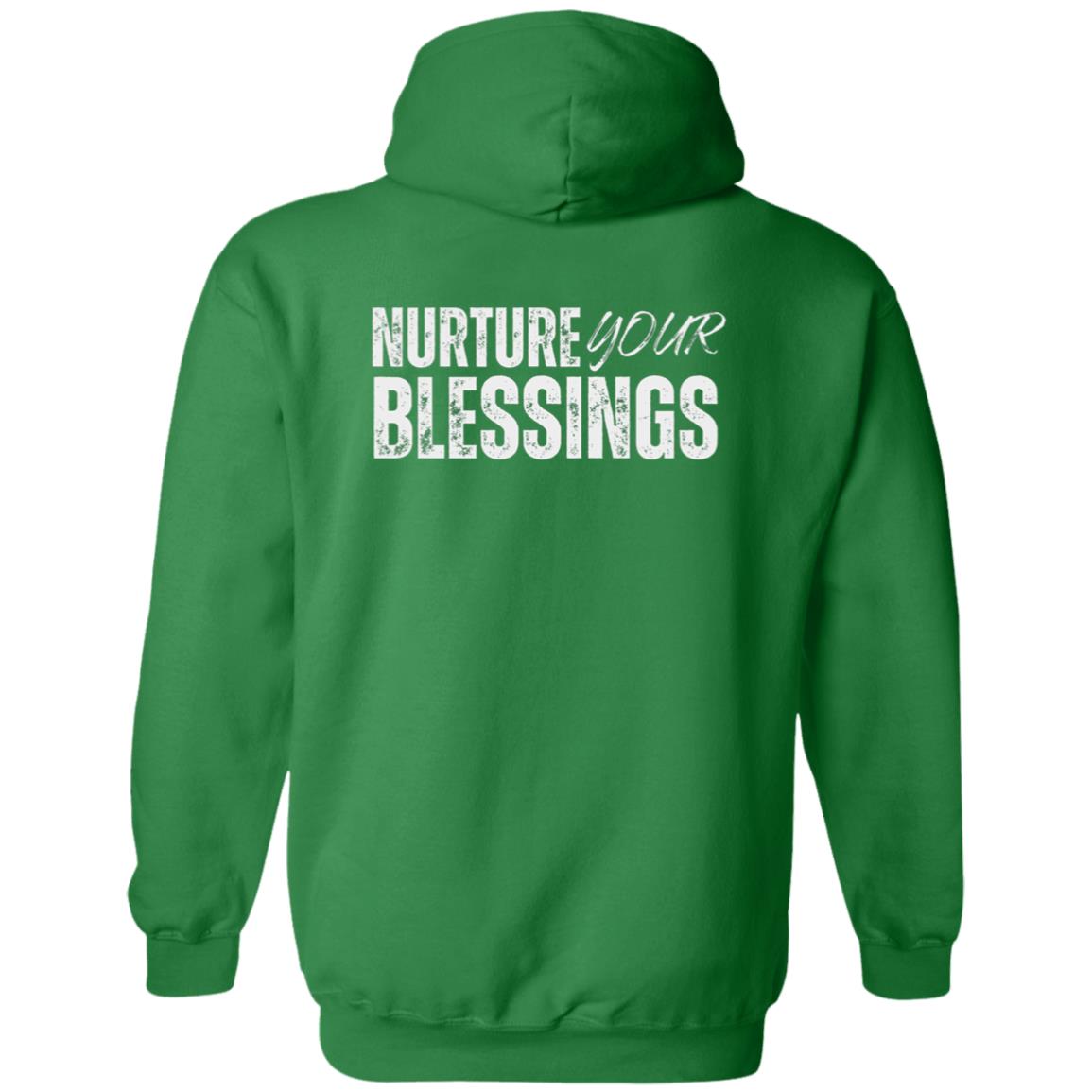 BLESSINGS Zip Up Hooded Sweatshirt