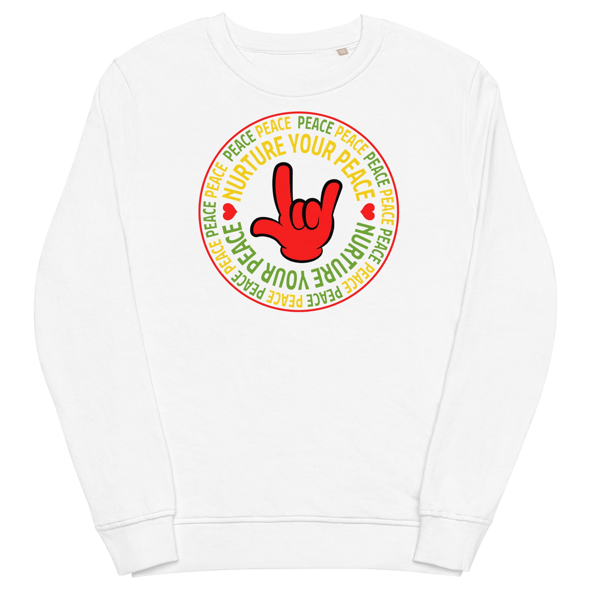 PEACE Unisex organic sweatshirt