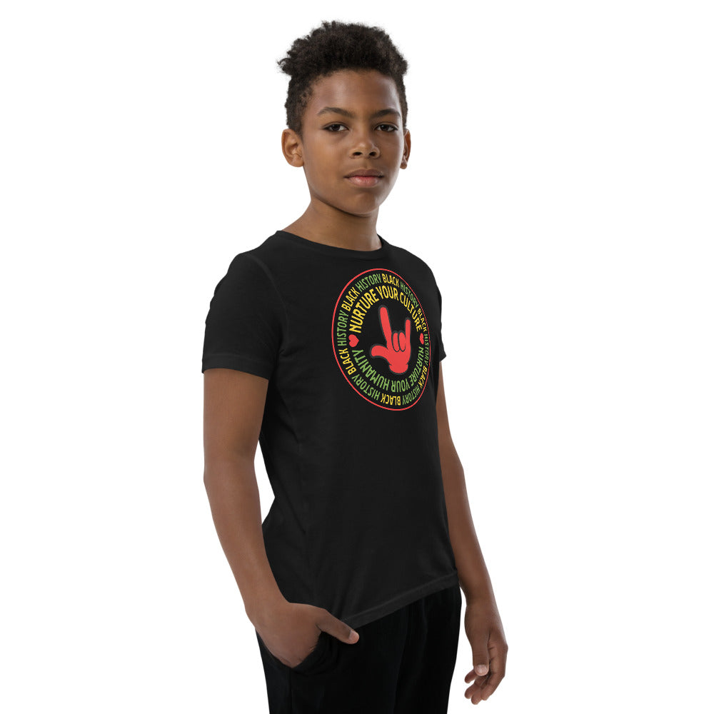 Black History Month Nurture Your Culture Youth Tee